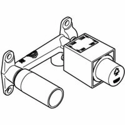 Встраиваемая часть однорычажного смесителя для раковины GROHE на 2 отверстия (23200000) Встраиваемая часть однорычажного смесителя для раковины GROHE на 2 отверстия (23200000)