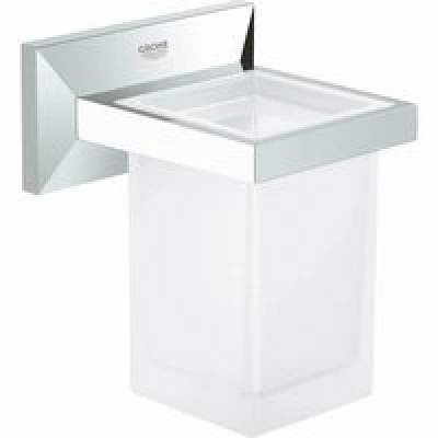 Стакан для зубных щеток GROHE Allure Brilliant с держателем, хром (40493000) Стакан для зубных щеток GROHE Allure Brilliant с держателем, хром (40493000)