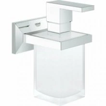 Дозатор жидкого мыла GROHE Allure Brilliant с держателем, хром (40494000)