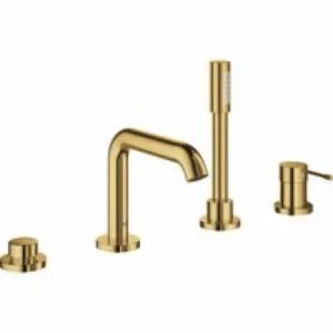 Смеситель для ванны GROHE Essence на 4 отверстия, на край ванны, холодный рассвет глянец (19578GL1) Смеситель для ванны GROHE Essence на 4 отверстия, на край ванны, холодный рассвет глянец (19578GL1)