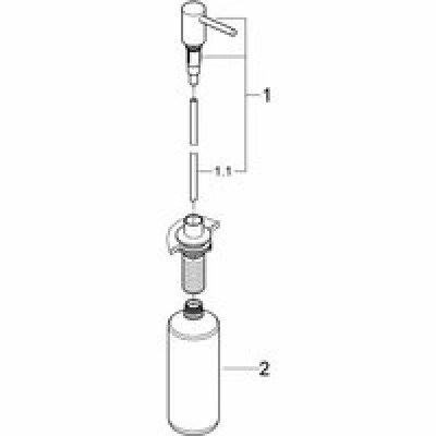 Дозатор жидкого мыла GROHE Contemporary, хром, (40536000) Дозатор жидкого мыла GROHE Contemporary, хром, (40536000)