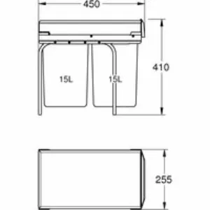 Система сортировки отходов и мусора GROHE (40855000) Система сортировки отходов и мусора GROHE (40855000)