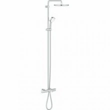 Душевая система GROHE Tempesta Cosmopolitan System 250 с термостатом для ванны, хром (26672000)