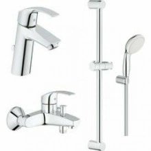Готовый комплект для ванной комнаты GROHE Eurosmart, хром (NB0059)