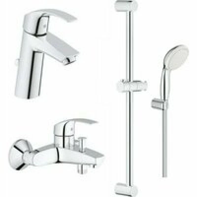 Готовый комплект для ванной комнаты GROHE Eurosmart, хром (NB0059)