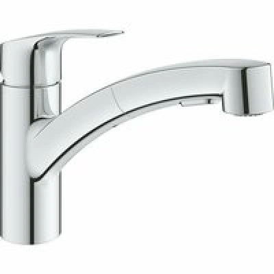 Смеситель для кухонной мойки GROHE Eurosmart с вытяжным душем, хром (30305001) Смеситель для кухонной мойки GROHE Eurosmart с вытяжным душем, хром (30305001)