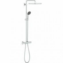 Душевая система GROHE Vitalio Start System 250 Cube с термостатом для душа, хром (26697000)