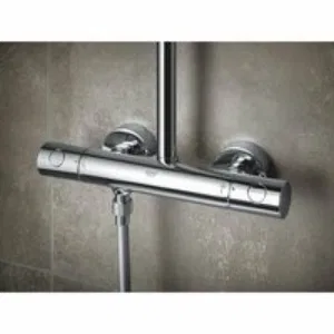 Душевая система GROHE Vitalio Start System 250 Cube с термостатом для душа, хром (26697000) Душевая система GROHE Vitalio Start System 250 Cube с термостатом для душа, хром (26697000)