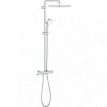 Душевая система GROHE Tempesta Cosmopolitan System 250 Cube с термостатом для душа, хром (26689000)