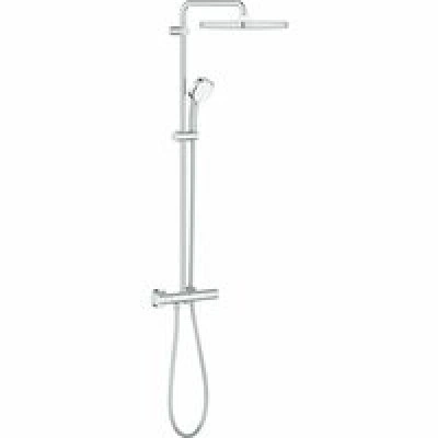Душевая система GROHE Tempesta Cosmopolitan System 250 Cube с термостатом для душа, хром (26689000)