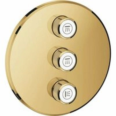 Внешняя часть переключателя потоков GROHE Grohtherm SmartControl, холодный рассвет глянец (29122GL0) Внешняя часть переключателя потоков GROHE Grohtherm SmartControl, холодный рассвет глянец (29122GL0)