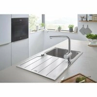 Мойка GROHE K500 45 -S 1.0 из нержавеющей стали, оборачиваемая, и смеситель для мойки GROHE Minta (31573SD1) Мойка GROHE K500 45 -S 1.0 из нержавеющей стали, оборачиваемая, и смеситель для мойки GROHE Minta (31573SD1)