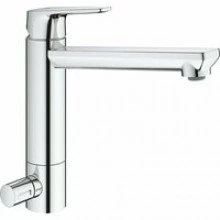 Смеситель для кухни GROHE BauEdge с запорным вентилем, хром (31696000)