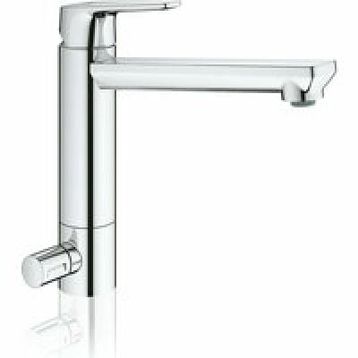 Смеситель для кухни GROHE BauEdge с запорным вентилем, хром (31696000) Смеситель для кухни GROHE BauEdge с запорным вентилем, хром (31696000)