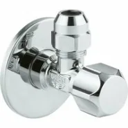 Вентиль угловой GROHE 1/2″-3/8″ для подключения смесителей, хром (2202300M)