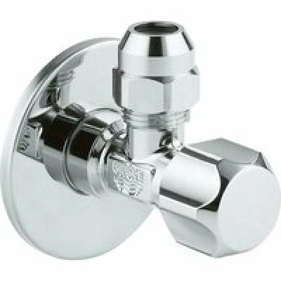 Вентиль угловой 1/2″ - 3/8″, GROHE, хром, (2201800M)