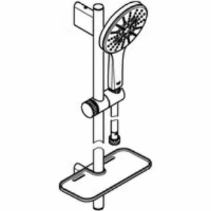 Душевой гарнитур GROHE RainShower SmartActive 130 с мыльницей, душевая штанга 600 мм, хром (26575000) Душевой гарнитур GROHE RainShower SmartActive 130 с мыльницей, душевая штанга 600 мм, хром (26575000)