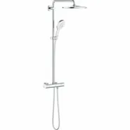 Душевая система GROHE Rainshower SmartActive 310 с термостатом для душа, белая луна (26648LS0)