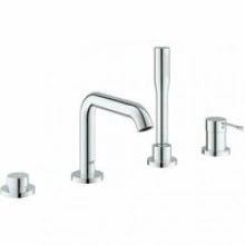 Смеситель для ванны GROHE Essence на 4 отверстия, на край ванны, хром (19578001)