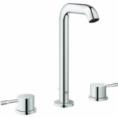 Смеситель для раковины GROHE Essence на 3 отверстия с донным клапаном, L-size, хром (20299001)