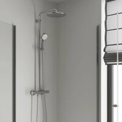 Душевая система GROHE Tempesta Cosmopolitan System 250 с термостатом для душа, хром (26670000) Душевая система GROHE Tempesta Cosmopolitan System 250 с термостатом для душа, хром (26670000)