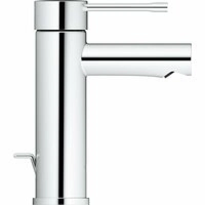 Смеситель для раковины GROHE Essence с донным клапаном, S-size, хром (32898001) Смеситель для раковины GROHE Essence с донным клапаном, S-size, хром (32898001)