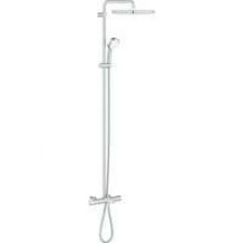 Душевая система GROHE Tempesta Cosmopolitan System 250 Cube с термостатом для ванны, хром (26691000)
