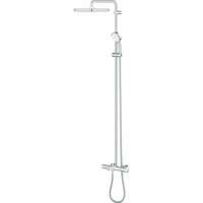 Душевая система GROHE Tempesta Cosmopolitan System 250 Cube с термостатом для ванны, хром (26691000) Душевая система GROHE Tempesta Cosmopolitan System 250 Cube с термостатом для ванны, хром (26691000)