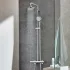 Душевая система GROHE Tempesta Cosmopolitan System 250 Cube с термостатом для ванны, хром (26691000) Душевая система GROHE Tempesta Cosmopolitan System 250 Cube с термостатом для ванны, хром (26691000)