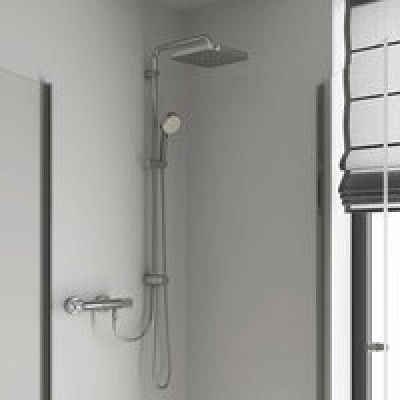 Душевая система GROHE Tempesta Cosmopolitan 250 CUBE с переключателем потоков, хром (26694000) Душевая система GROHE Tempesta Cosmopolitan 250 CUBE с переключателем потоков, хром (26694000)