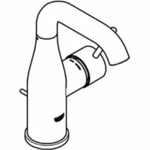 Смеситель для раковины GROHE Essence с донным клапаном, M-size, хром (23462001) Смеситель для раковины GROHE Essence с донным клапаном, M-size, хром (23462001)