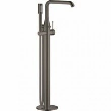 Внешняя часть смесителя для ванны GROHE Essence напольного монтажа, темный графит глянец (23491A01)