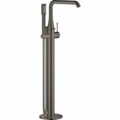 Внешняя часть смесителя для ванны GROHE Essence напольного монтажа, темный графит глянец (23491A01) Внешняя часть смесителя для ванны GROHE Essence напольного монтажа, темный графит глянец (23491A01)