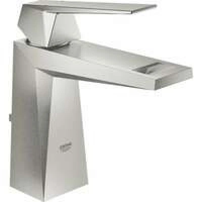 Смеситель для раковины GROHE Allure Brilliant, гладкий корпус, суперсталь (23029DC0)
