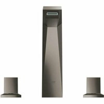 Смеситель для раковины GROHE Allure Brilliant на 3 отверстия, с донным клапаном и высоким изливом, темный графит матовый (20344AL0) Смеситель для раковины GROHE Allure Brilliant на 3 отверстия, с донным клапаном и высоким изливом, темный графит матовый (20344AL0)