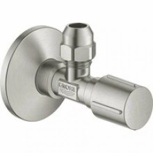 Вентиль угловой GROHE 1/2 дюйма-3/8 дюйма, 1 шт, суперсталь (22037DC0)
