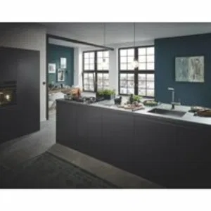 Смеситель для кухни GROHE Minta с поворотным L-изливом, темный графит глянец (31375A00) Смеситель для кухни GROHE Minta с поворотным L-изливом, темный графит глянец (31375A00)