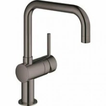 Смеситель для кухни GROHE Minta с поворотным U-изливом, темный графит глянец (32488A00)
