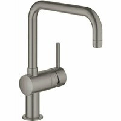 Смеситель для кухни GROHE Minta с поворотным U-изливом, темный графит матовый (32488AL0) Смеситель для кухни GROHE Minta с поворотным U-изливом, темный графит матовый (32488AL0)