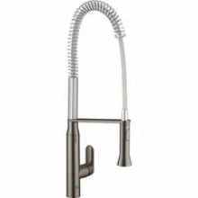 Смеситель для кухни GROHE K7 профессиональный, темный графит глянец (32950A00)