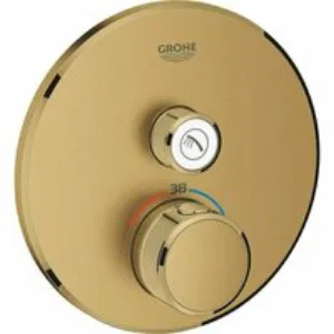 Внешняя часть термостата для душа GROHE Grohtherm SmartControl на 1 потребителя, круглая, холодный рассвет матовый (29118GN0) Внешняя часть термостата для душа GROHE Grohtherm SmartControl на 1 потребителя, круглая, холодный рассвет матовый (29118GN0)