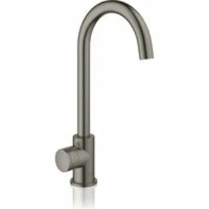 Комплект для кухни GROHE Red Mono II с бойлером M-size, с вертикальным вентилем с C-образным изливом, темный графит матовый (30085AL1) Комплект для кухни GROHE Red Mono II с бойлером M-size, с вертикальным вентилем с C-образным изливом, темный графит матовый (30085AL1)