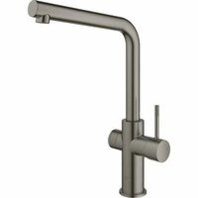 Комплект для кухни GROHE Red Duo II с бойлером M-size, смеситель с L-образным изливом, темный графит матовый (30327AL1) Комплект для кухни GROHE Red Duo II с бойлером M-size, смеситель с L-образным изливом, темный графит матовый (30327AL1)