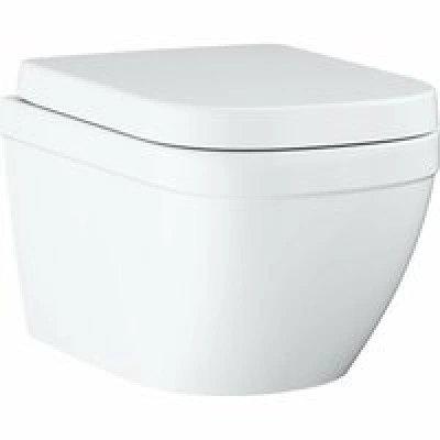 Унитаз GROHE Euro Ceramic подвесной, компактный, с сиденьем с микролифтом, альпин-белый (39693000) Унитаз GROHE Euro Ceramic подвесной, компактный, с сиденьем с микролифтом, альпин-белый (39693000)