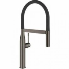 Смеситель для кухни GROHE Essence профессиональный, темный графит глянец (30294A00)