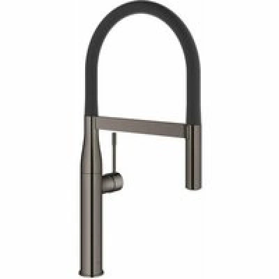 Смеситель для кухни GROHE Essence профессиональный, темный графит глянец (30294A00)