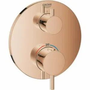 Внешняя часть термостата для душа GROHE Atrio на 2 потребителя, теплый закат глянец (24134DA3) Внешняя часть термостата для душа GROHE Atrio на 2 потребителя, теплый закат глянец (24134DA3)