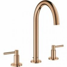 Смеситель для раковины GROHE Atrio двухвентильный на 3 отверстия, теплый закат глянец (20009DA3)