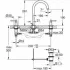 Смеситель для раковины GROHE Atrio двухвентильный на 3 отверстия, теплый закат глянец (20009DA3) Смеситель для раковины GROHE Atrio двухвентильный на 3 отверстия, теплый закат глянец (20009DA3)