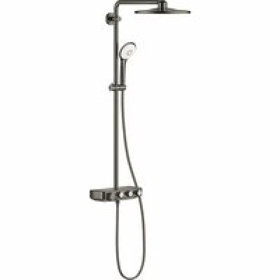 Душевая система GROHE Euphoria SmartControl System 310 с термостатом для душа, темный графит глянцевый (26507A00)